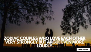 ZODIAC COUPLES WHO LOVE EACH OTHER VERY STRONGLY BUT ARGUE EVEN MORE LOUDLY